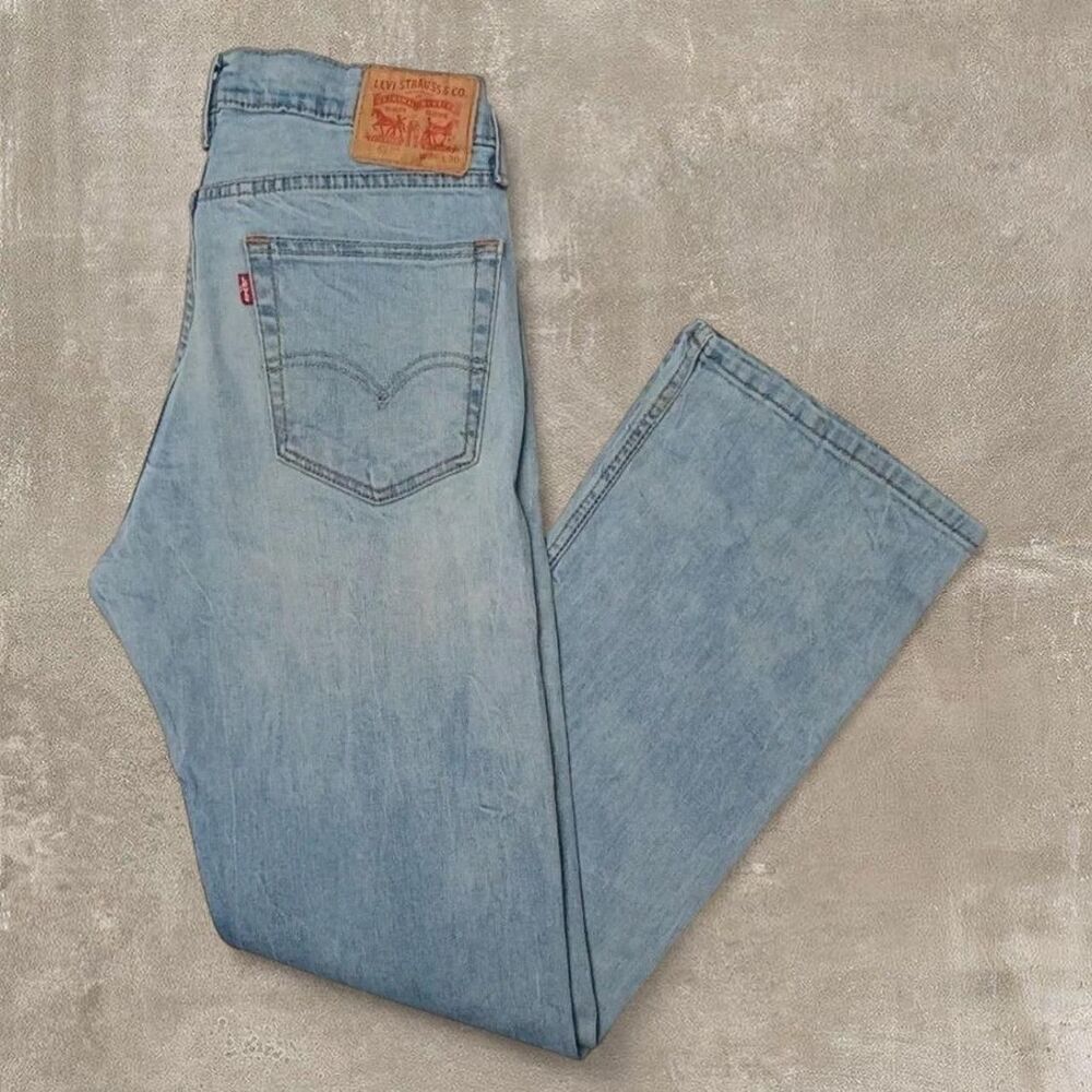 Levi's 527 Men's Light Wash Denim Jeans Size 34 x 32
